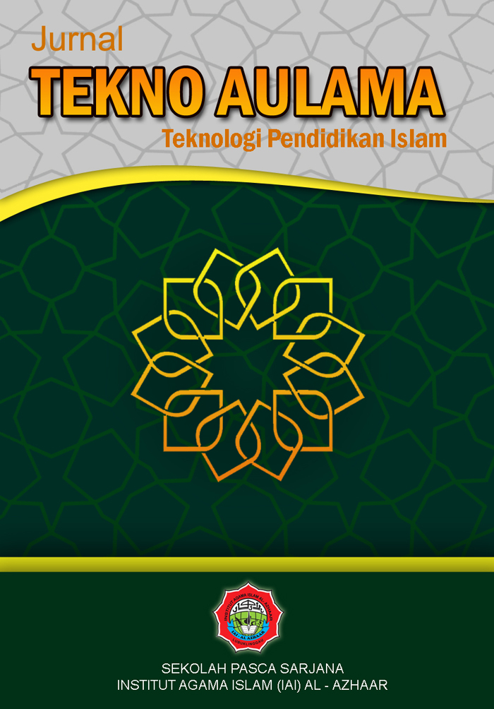 					View Vol. 1 No. 1 (2021): Februari, Tekno Aulama: Jurnal Teknologi Pendidikan Islam
				