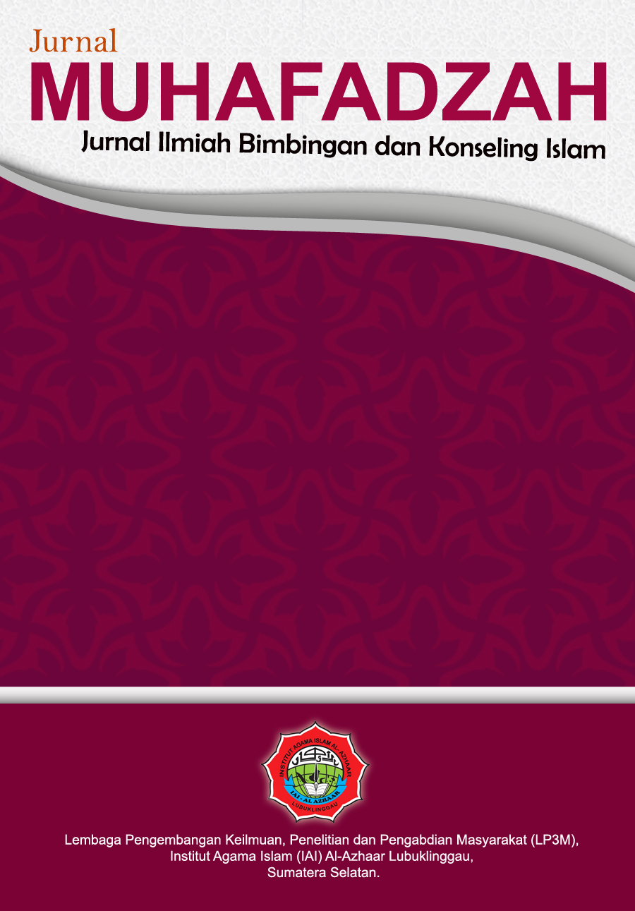 					View Vol. 1 No. 1 (2020): November 2020, Muhafadzah: Jurnal Ilmiah Bimbingan Konseling Pendidikan Islam
				